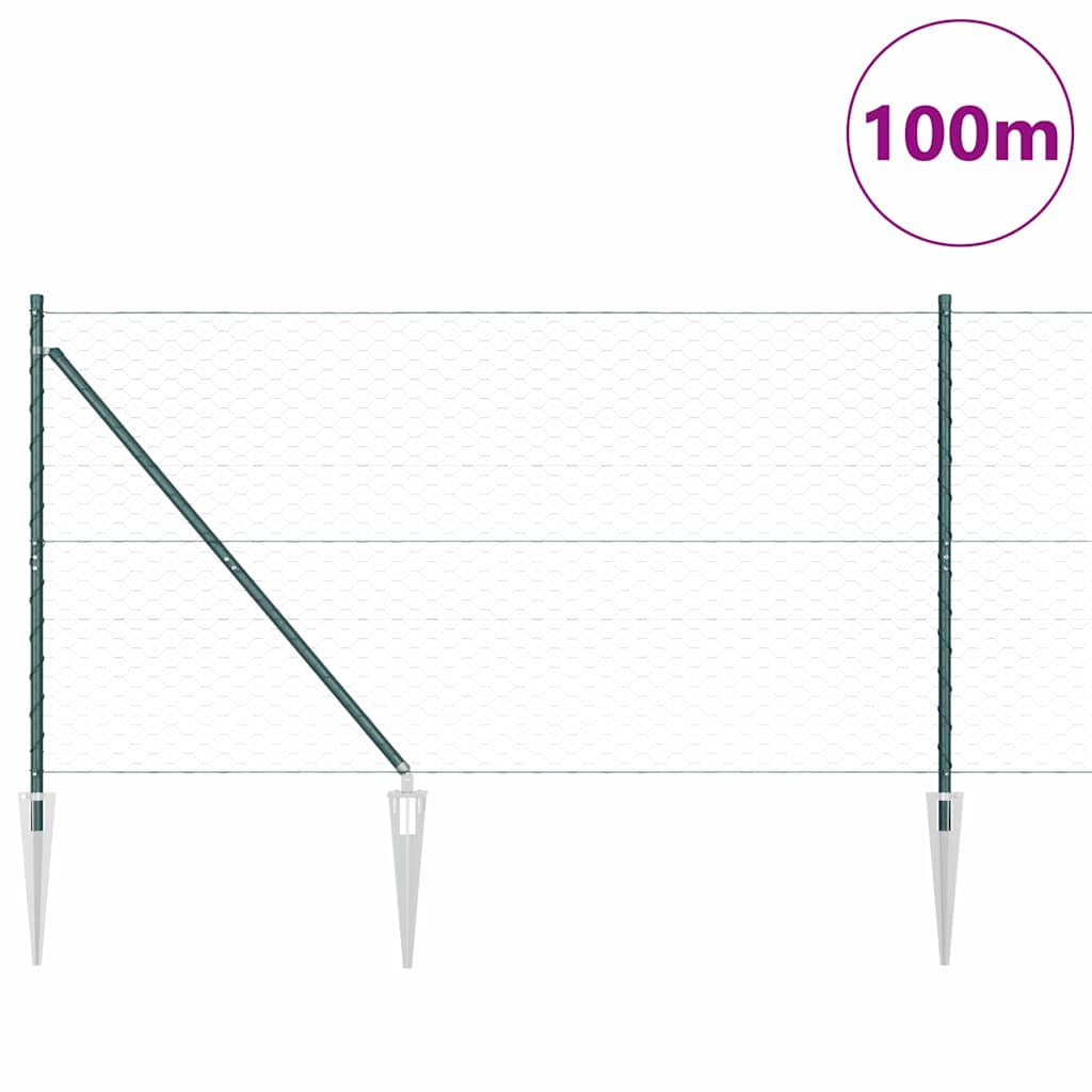 Zavareno žičano ograđivanje s bodljama 100 x 1,4 m (Š x V)
