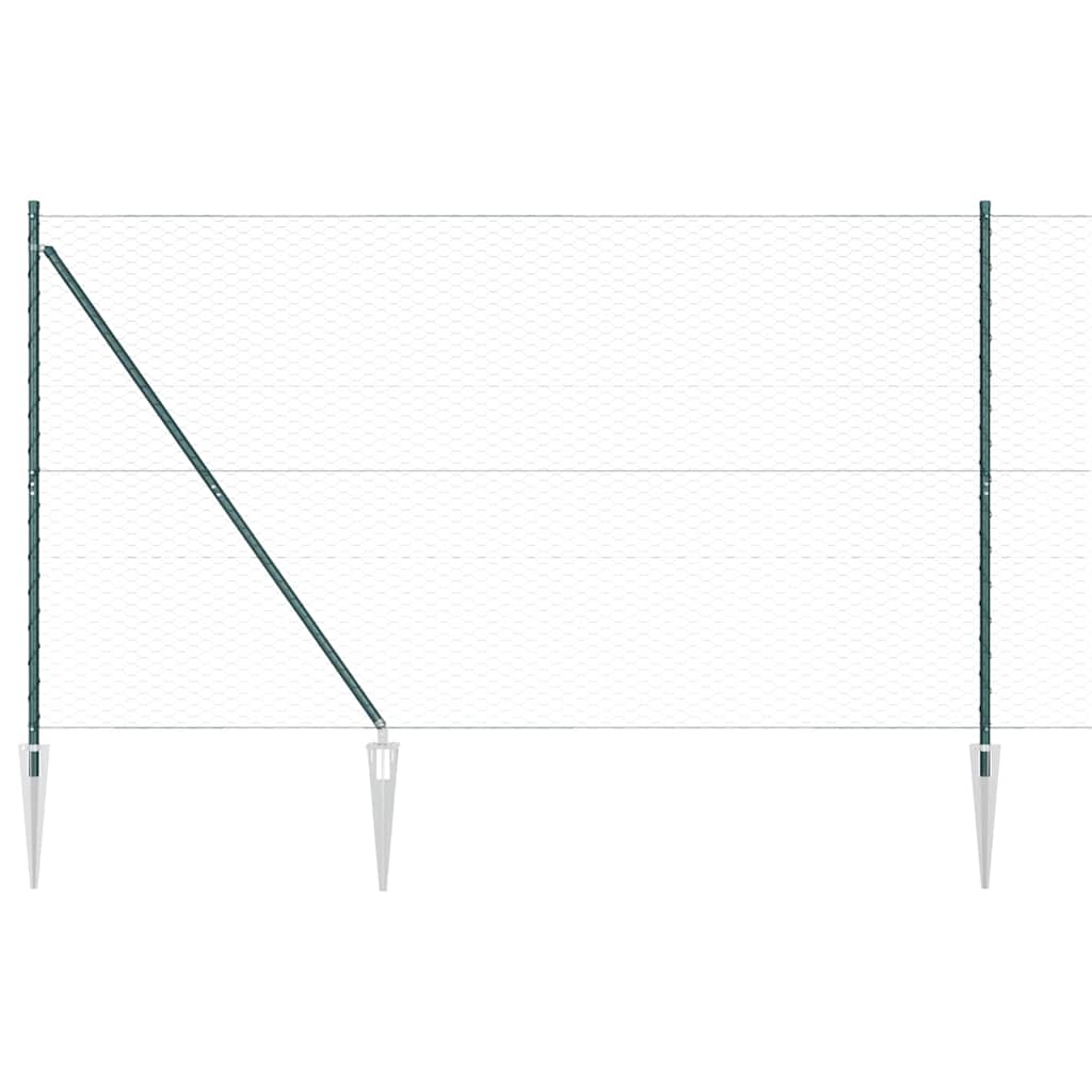 Zavareno žičano ograđivanje s bodljama 100 x 1,6 m (Š x V)