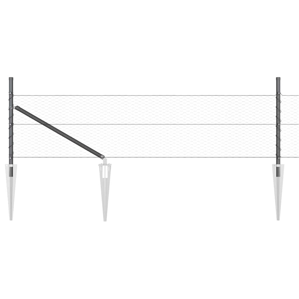 Zavareno žičano ograđivanje s bodljama 50 x 0,5 m (Š x V)