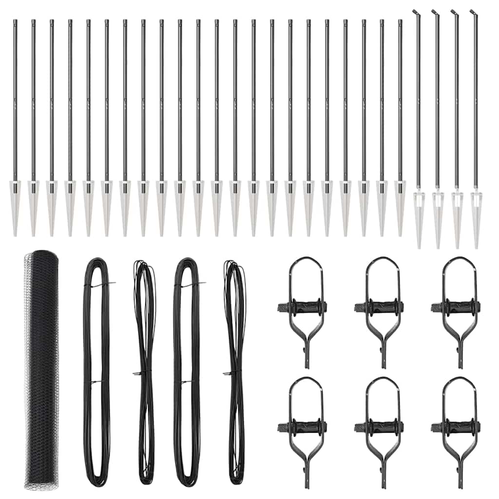 Zavareno žičano ograđivanje s bodljama 50 x 1,4 m (Š x V)