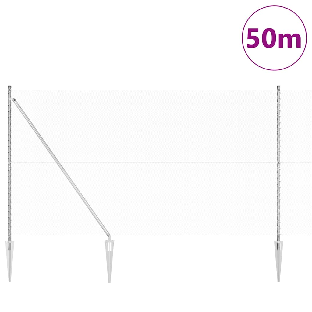 Zavareno žičano ograđivanje s bodljama 50 x 1,5 m (Š x V)