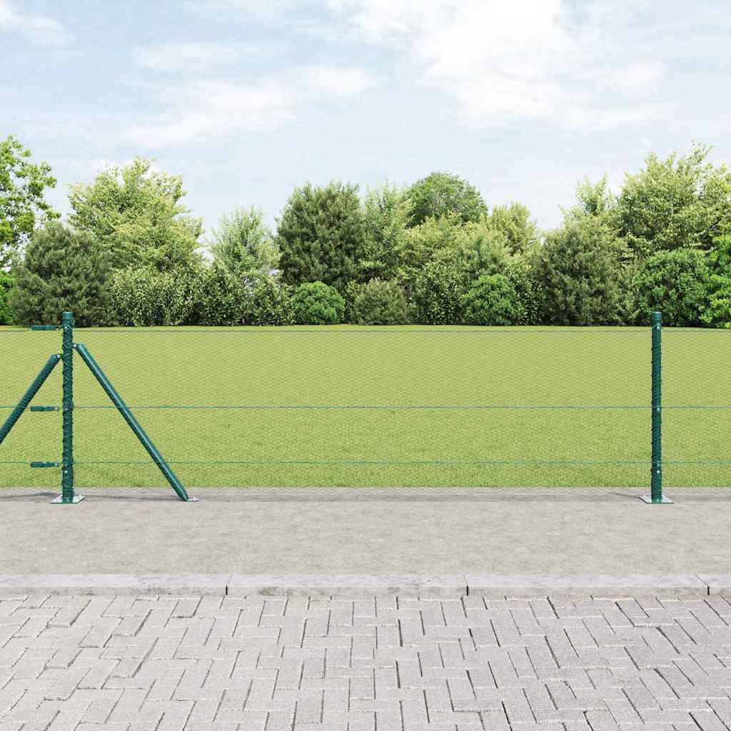Heksagonalna ograda s betonskom osnovom 10 x 0,6 m Zelena Mreža