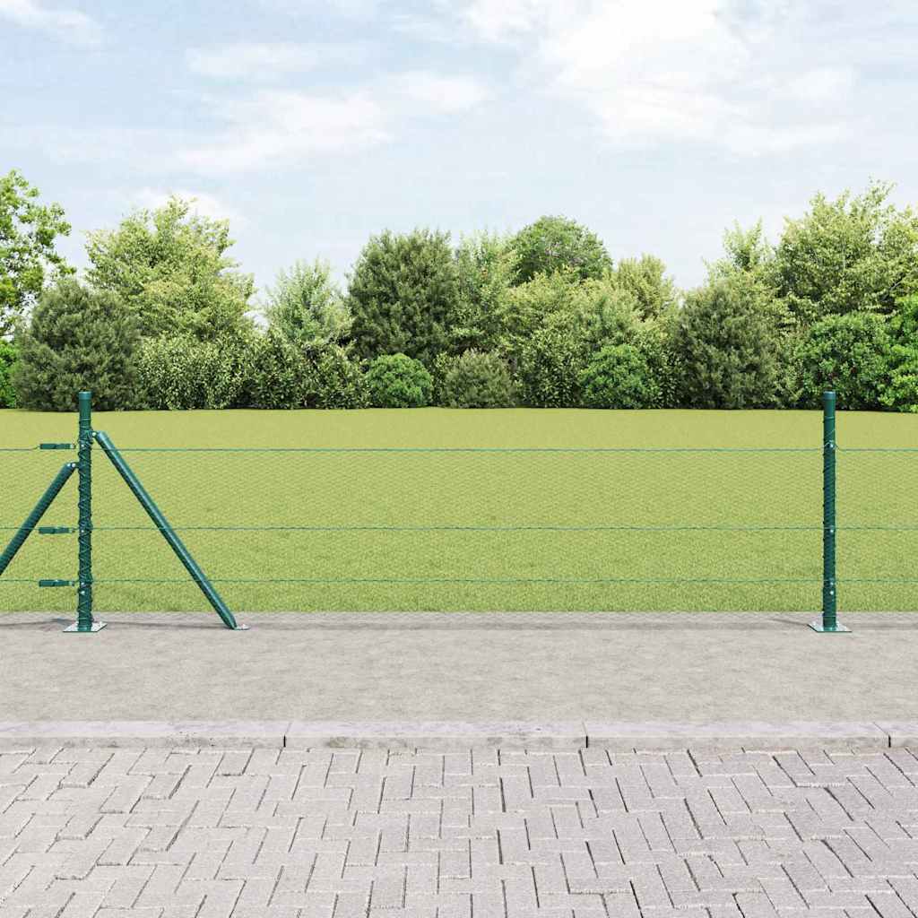 Heksagonalna ograda s betonskom osnovom 50 x 0,4 m Zelena Mreža