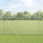 Temeljna zavarena žičana ograda 10 x 1,6 m Srebrna Mreža