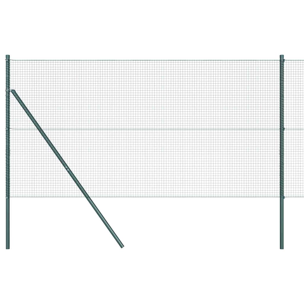 Temeljna zavarena žičana ograda 50 x 1,2 m Zelena Mreža