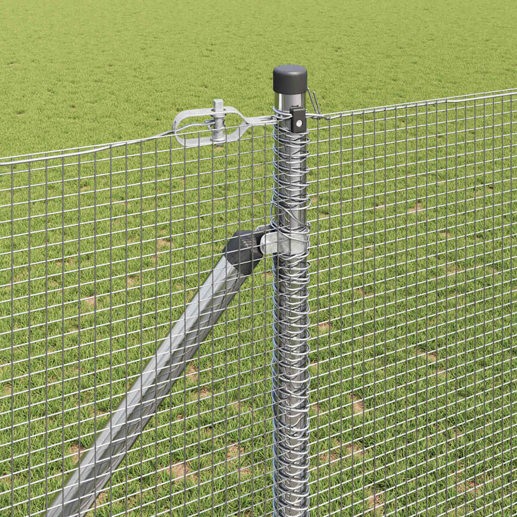 Zavareno žičano ograđivanje s bodljama 10 x 1,4 m Srebrna Mreža
