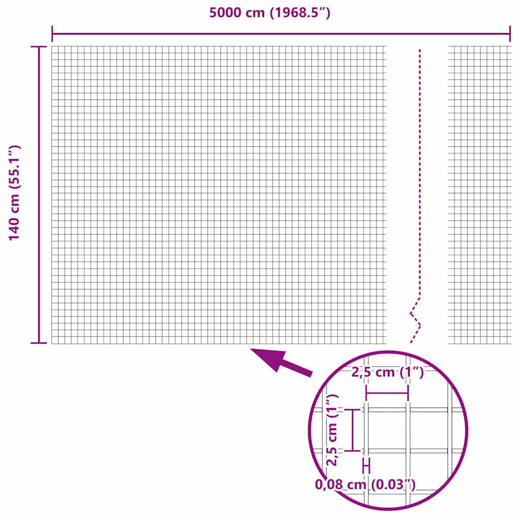 Zavareno žičano ograđivanje s bodljama 50 x 1,4 m Srebrna Mreža