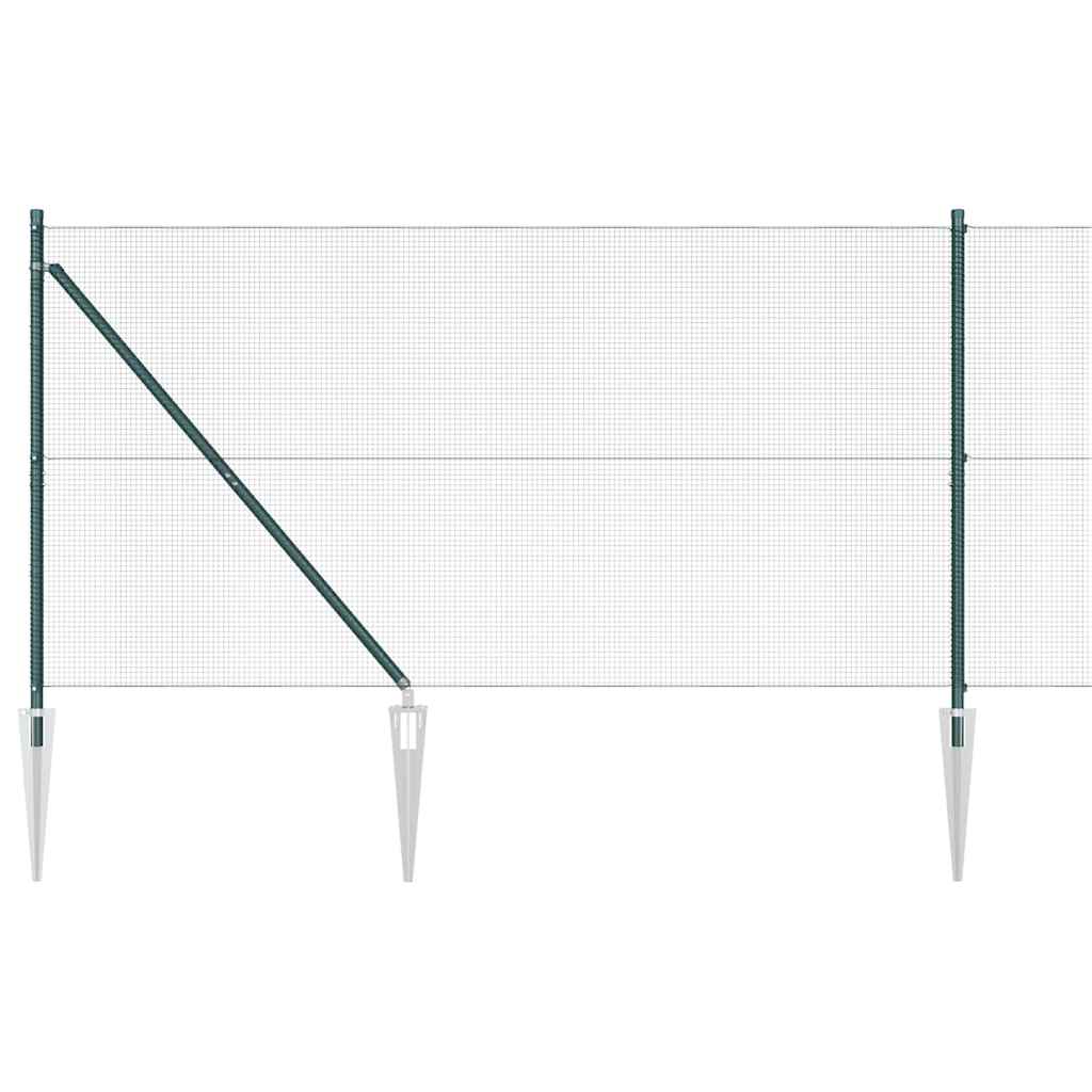 Zavareno žičano ograđivanje s bodljama 25 x 1,4 m Zelena Mreža