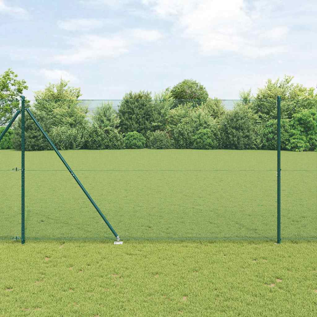 Zavareno žičano ograđivanje s bodljama 50 x 1,5 m Zelena Mreža