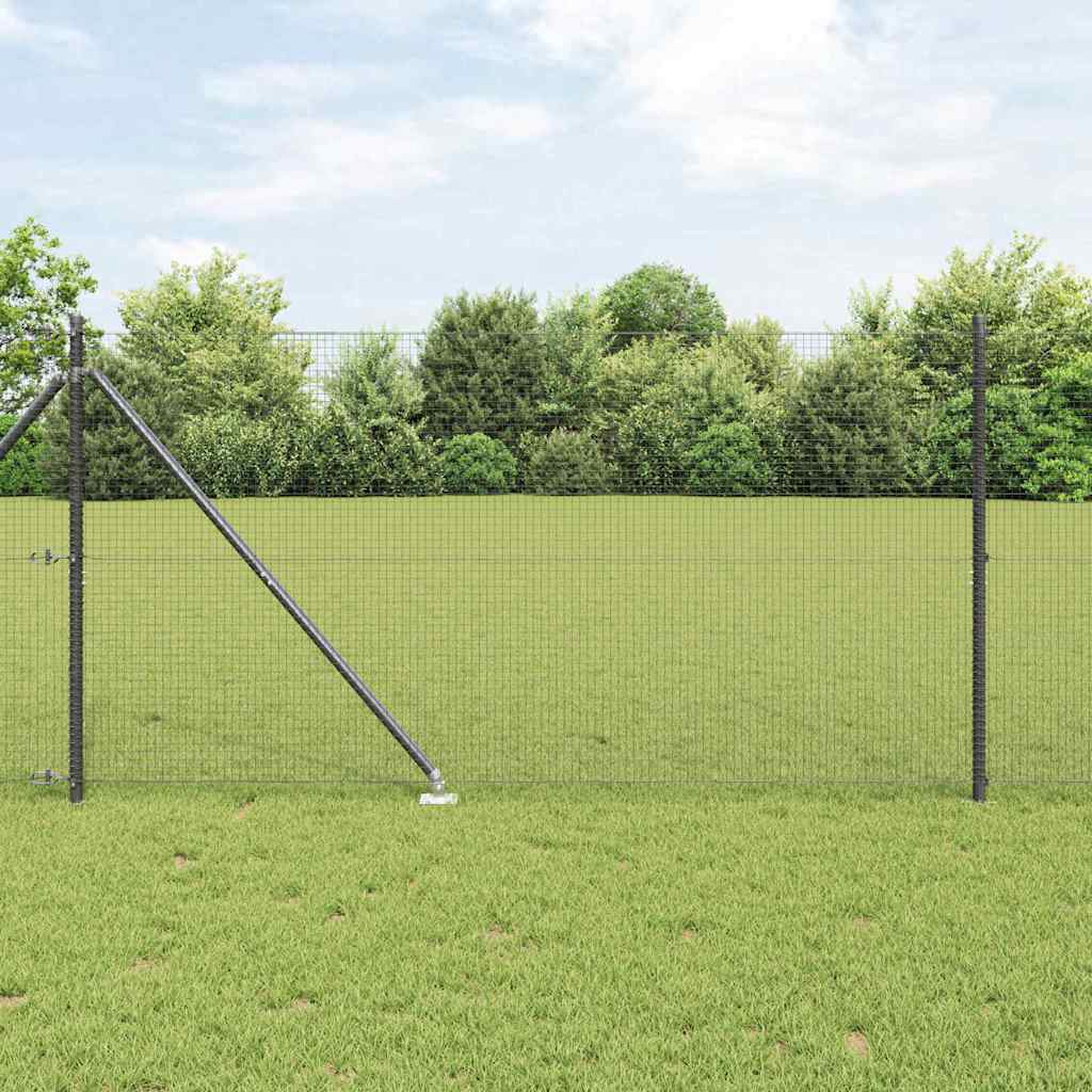 Zavareno žičano ograđivanje s bodljama 25 x 1,2 m Siva Mreža