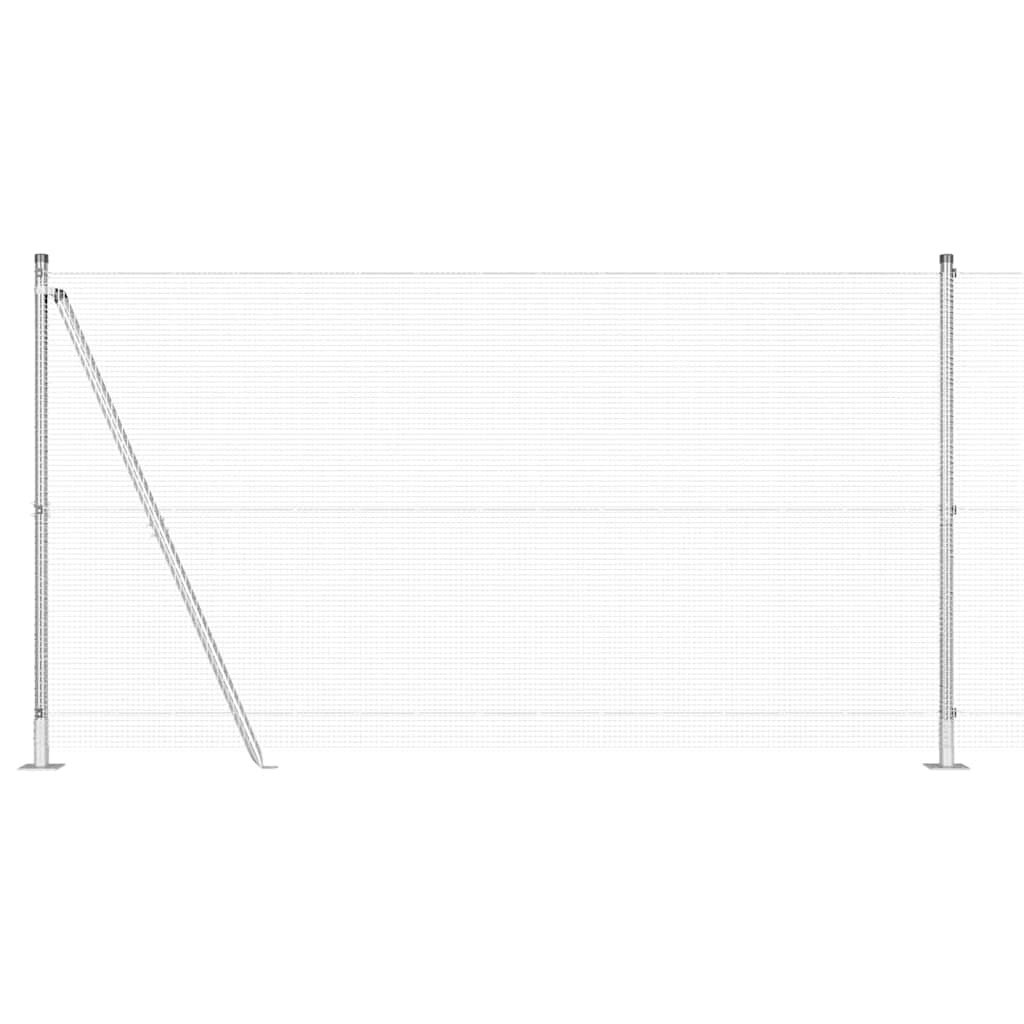 Zavareno žičano ogradno mreža s betonskom podlogom 10 x 1,2 m