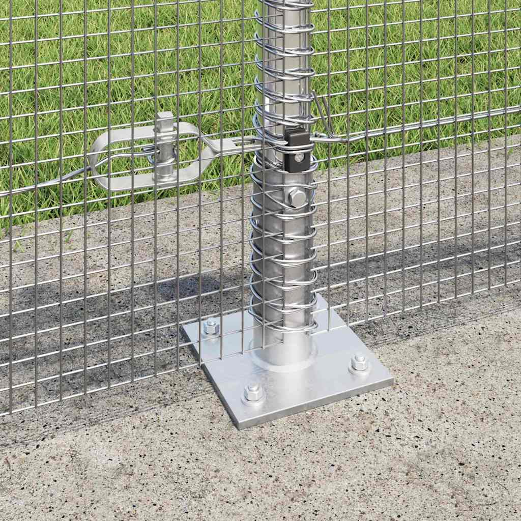 Zavareno žičano ogradno mreža s betonskom podlogom 25 x 0,4 m