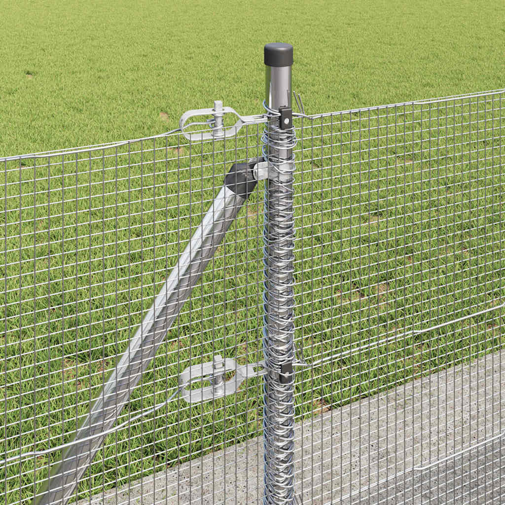 Zavareno žičano ogradno mreža s betonskom podlogom 25 x 0,4 m