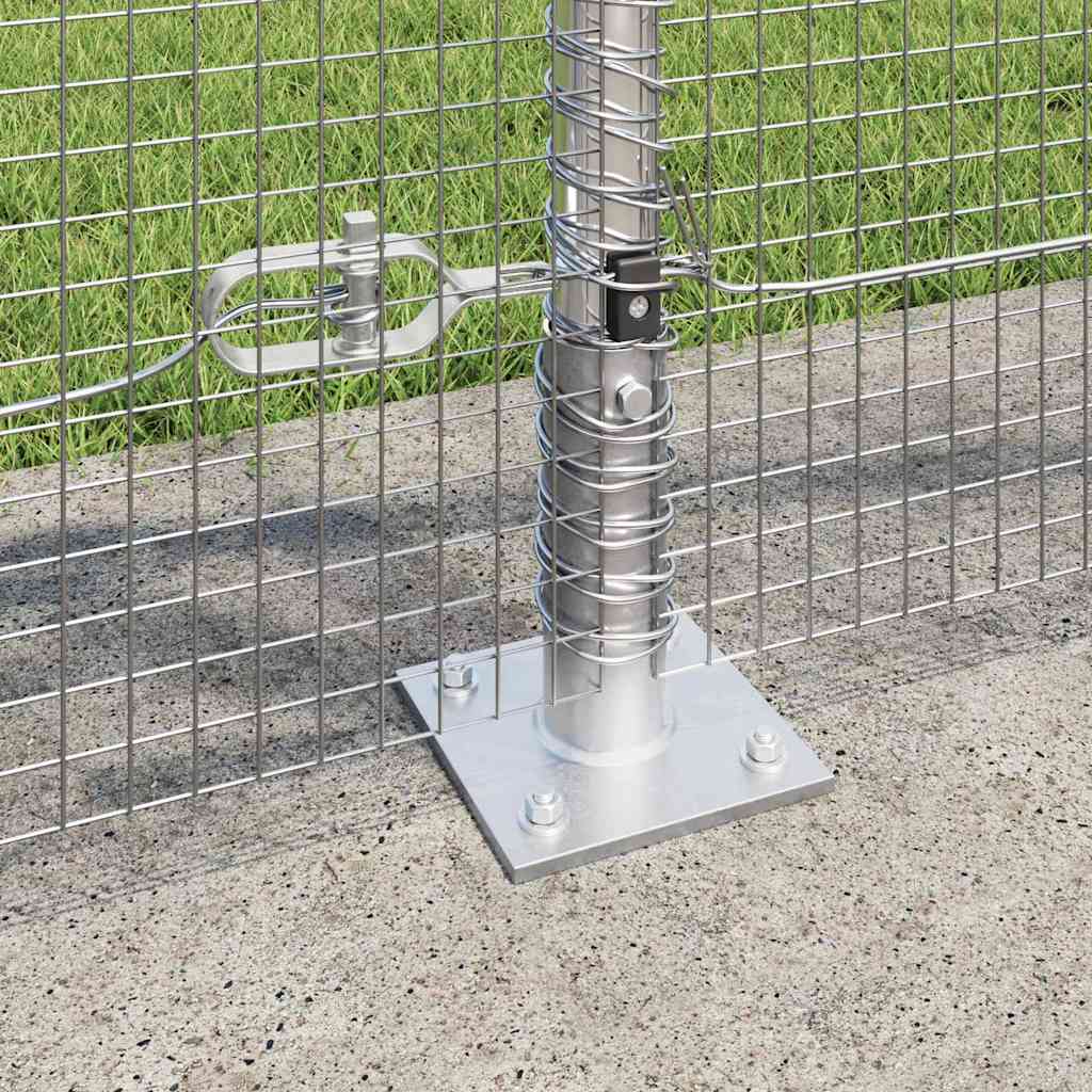 Zavareno žičano ogradno mreža s betonskom podlogom 25 x 1 m