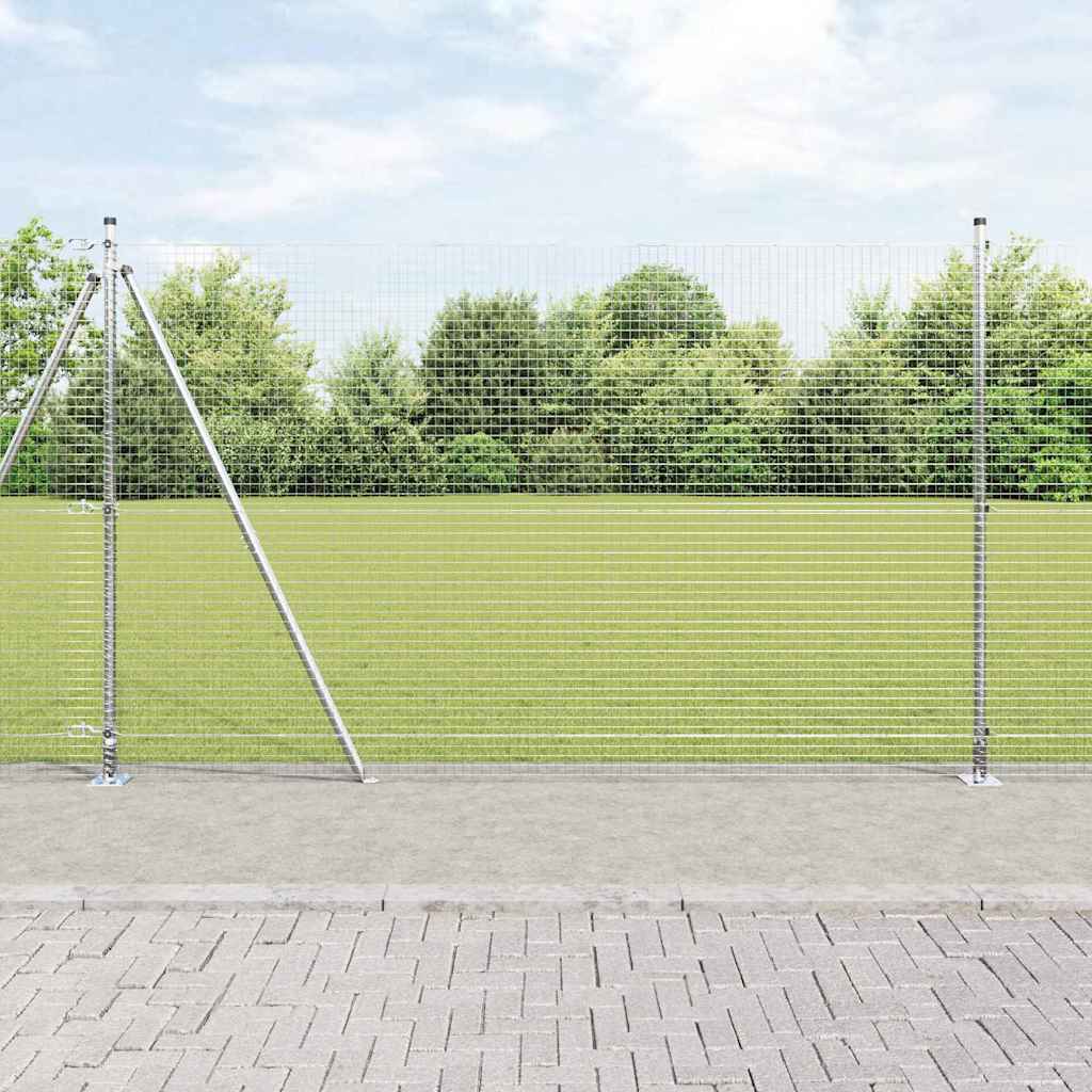Zavareno žičano ogradno mreža s betonskom podlogom 25 x 1,4 m
