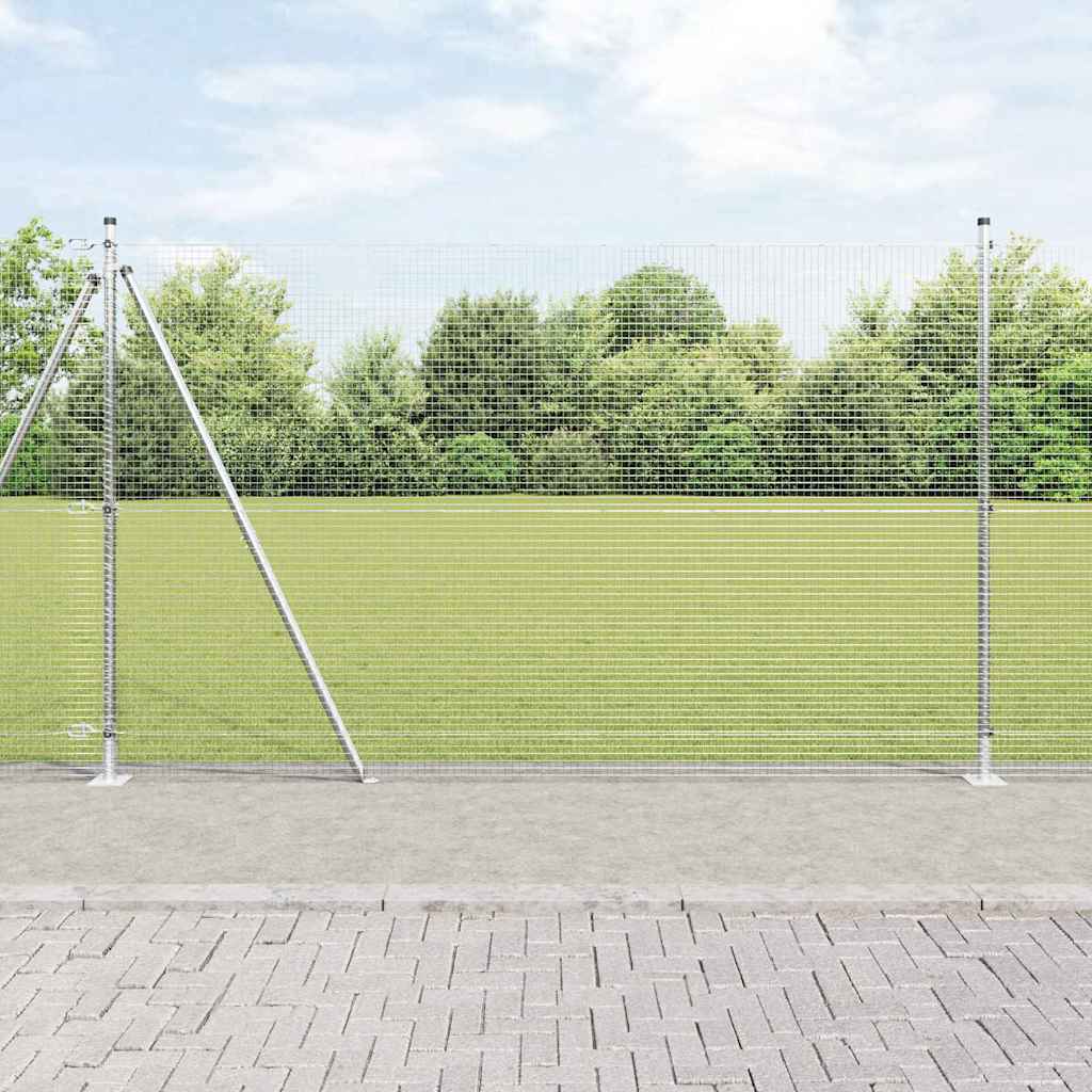 Zavareno žičano ogradno mreža s betonskom podlogom 25 x 1,5 m