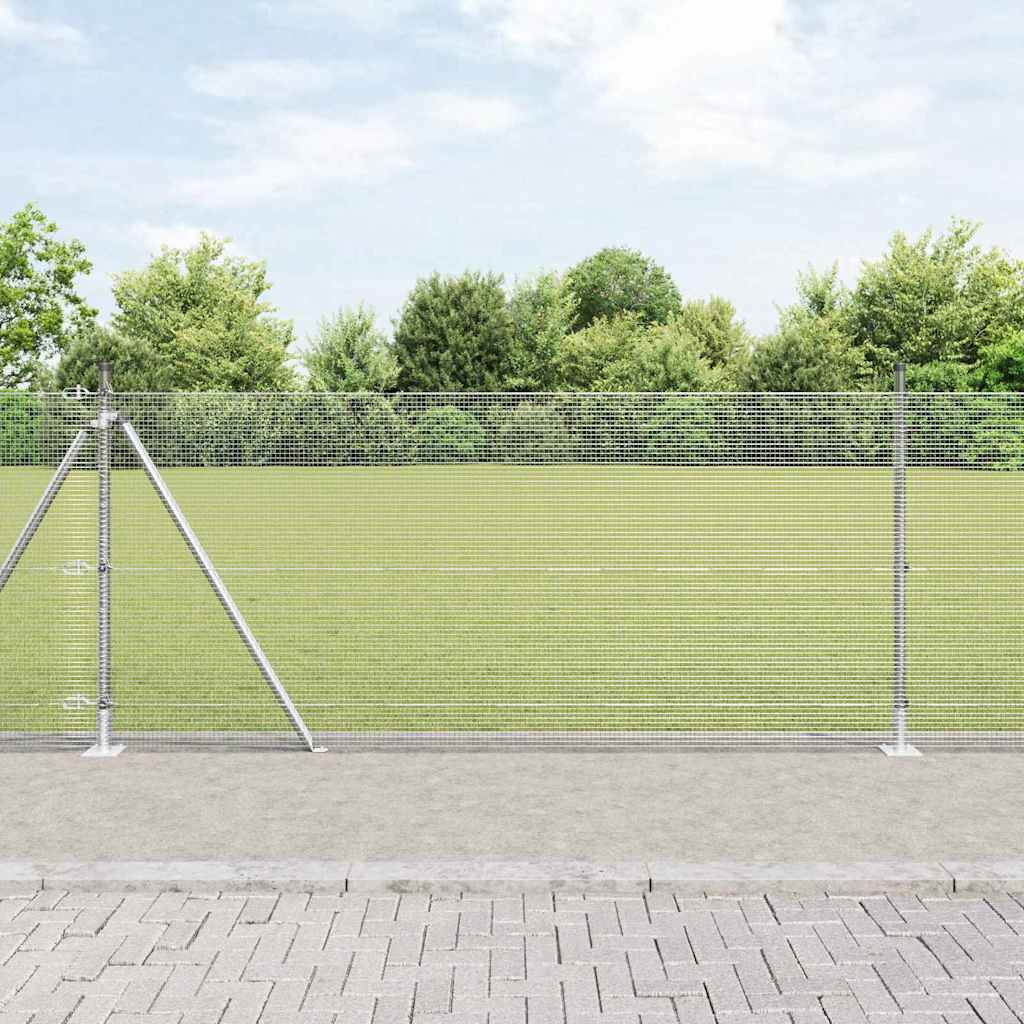 Zavareno žičano ogradno mreža s betonskom podlogom 50 x 0,8 m