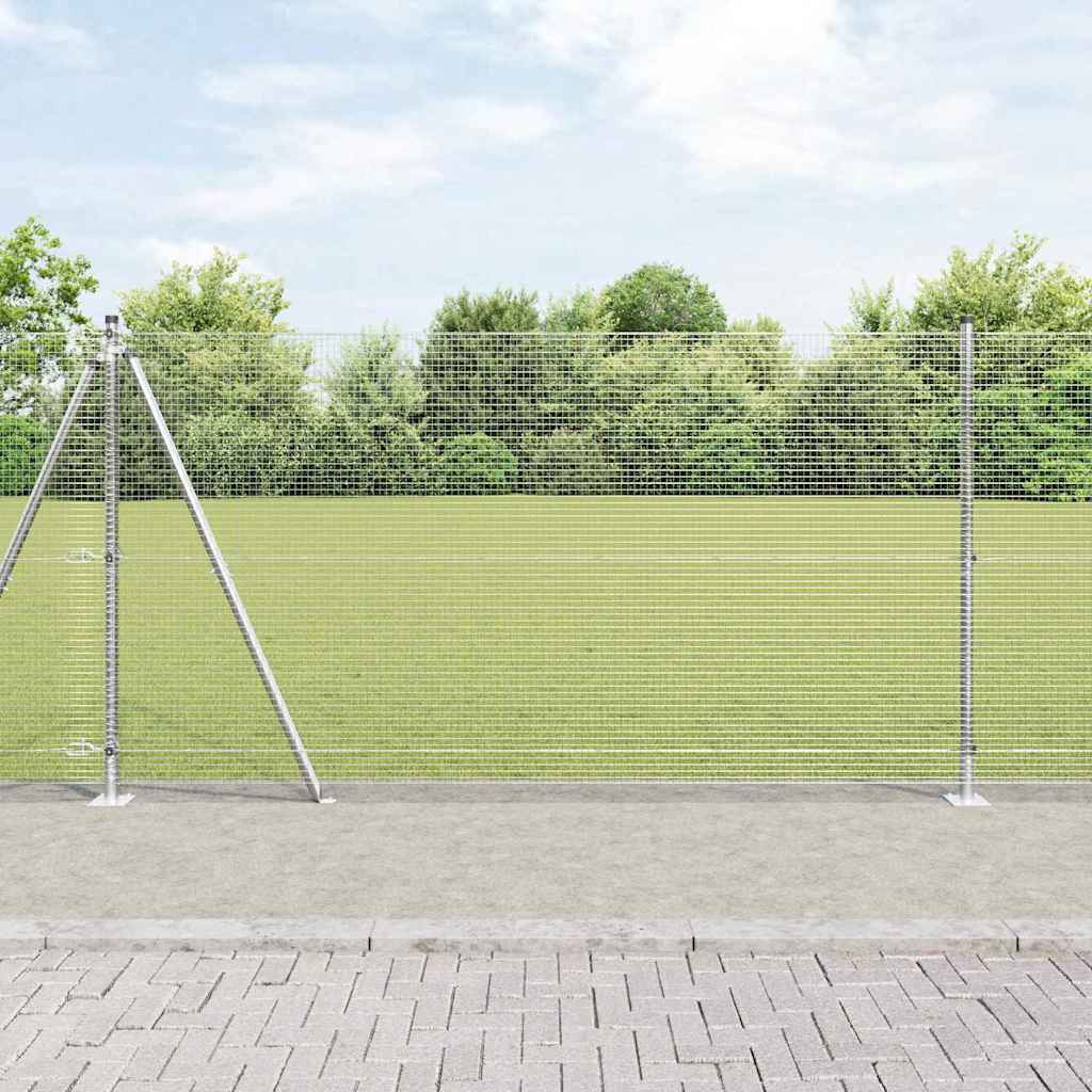 Zavareno žičano ogradno mreža s betonskom podlogom 50 x 1,2 m