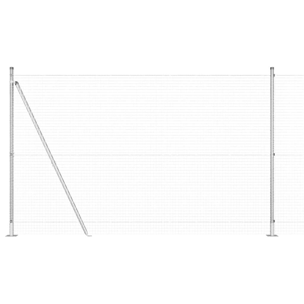 Zavareno žičano ogradno mreža s betonskom podlogom 50 x 1,5 m