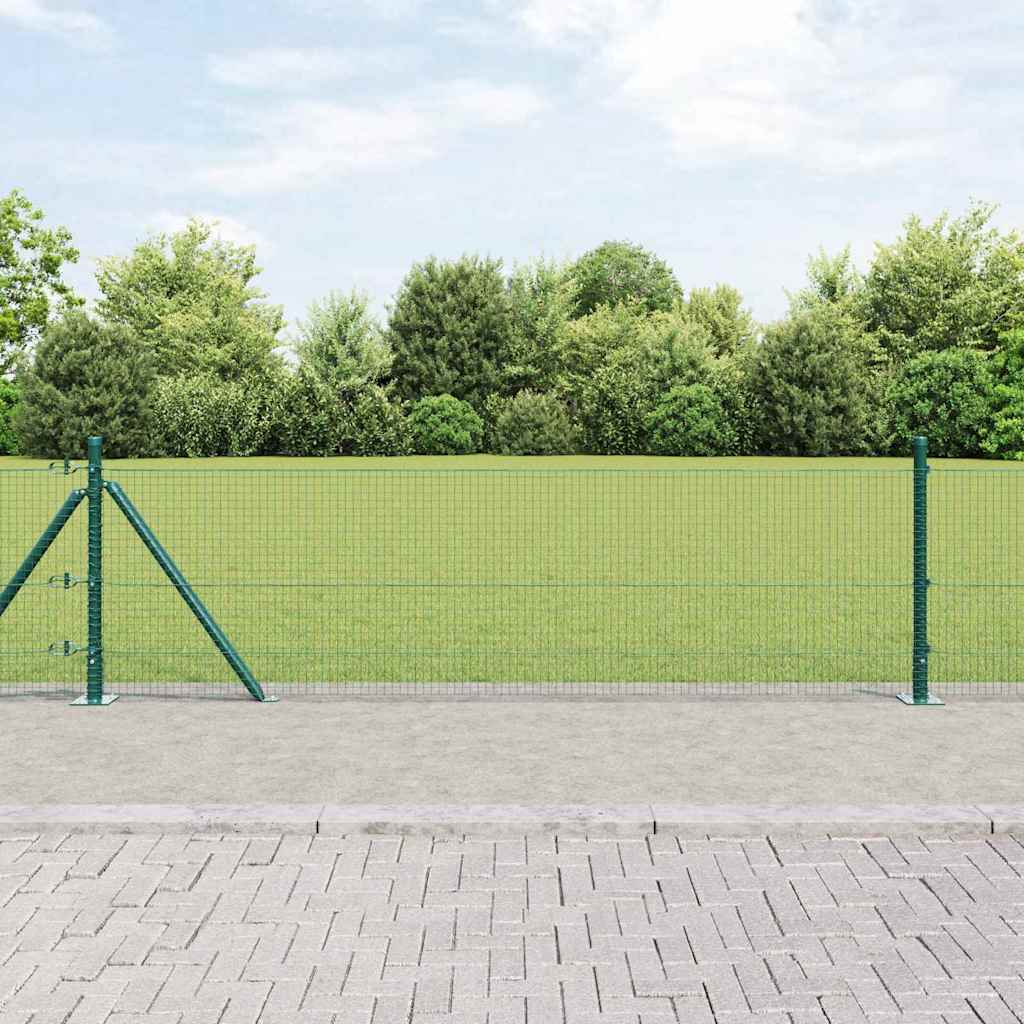 Zavareno žičano ogradno mreža s betonskom podlogom 10 x 0,4 m