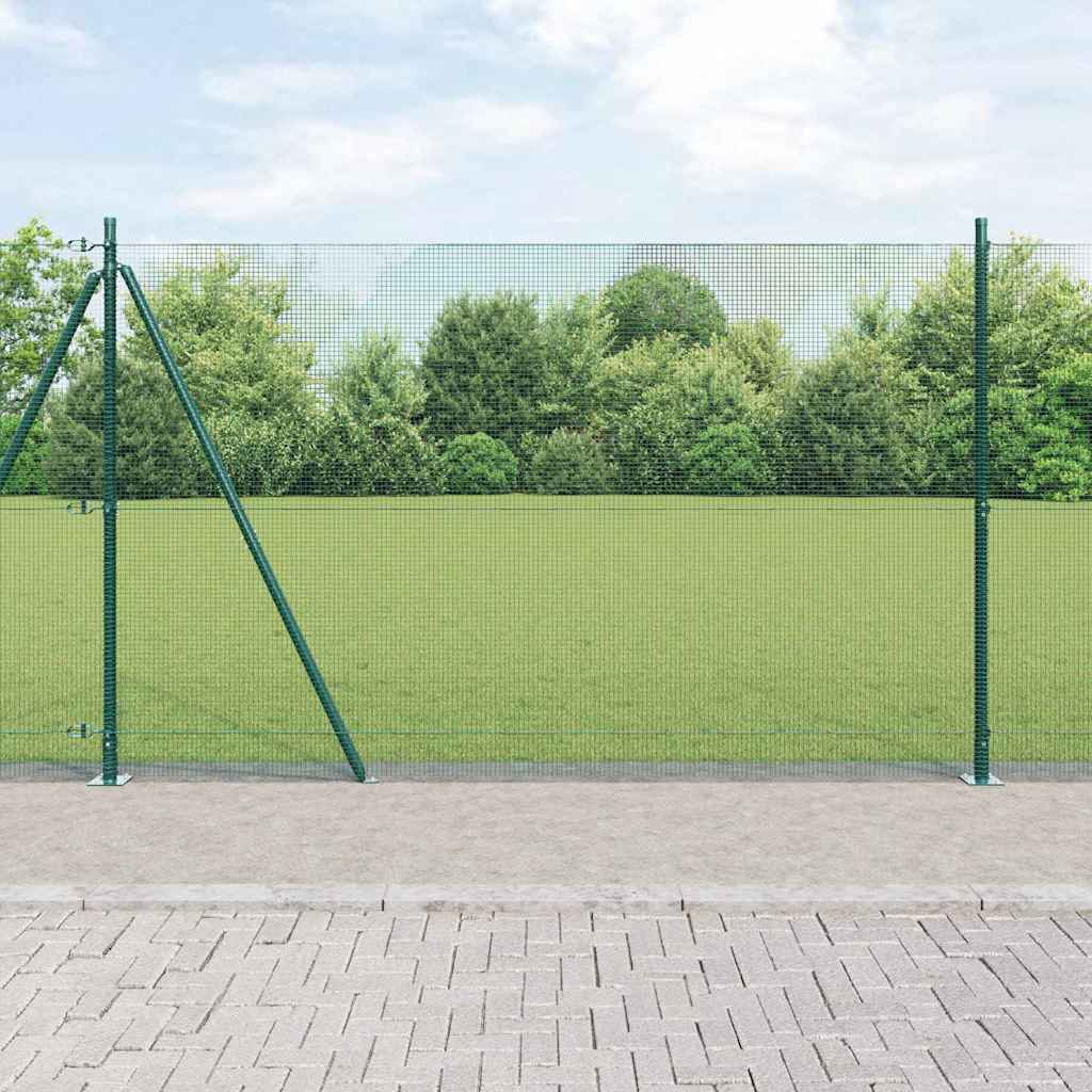 Zavareno žičano ogradno mreža s betonskom podlogom 10 x 1,4 m