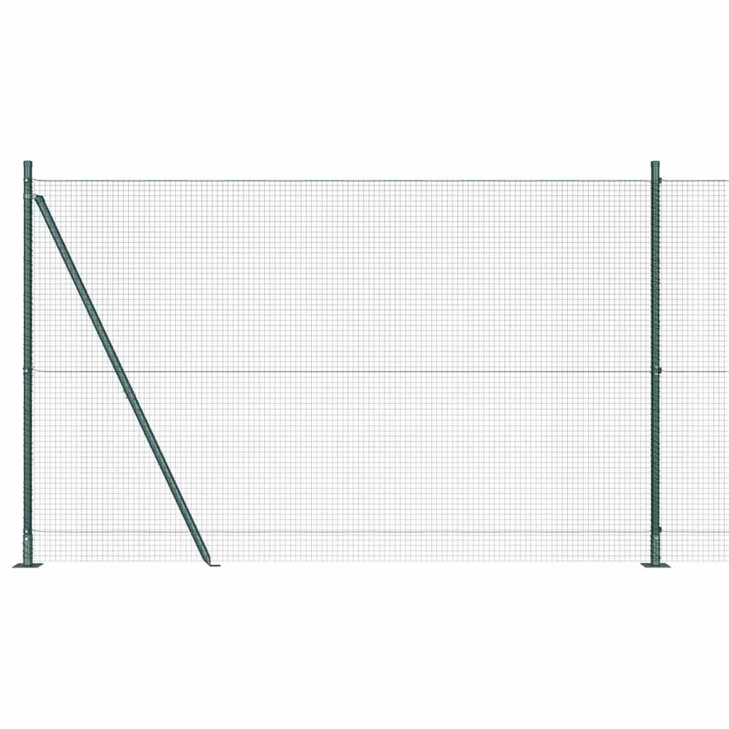 Zavareno žičano ogradno mreža s betonskom podlogom 10 x 1,4 m