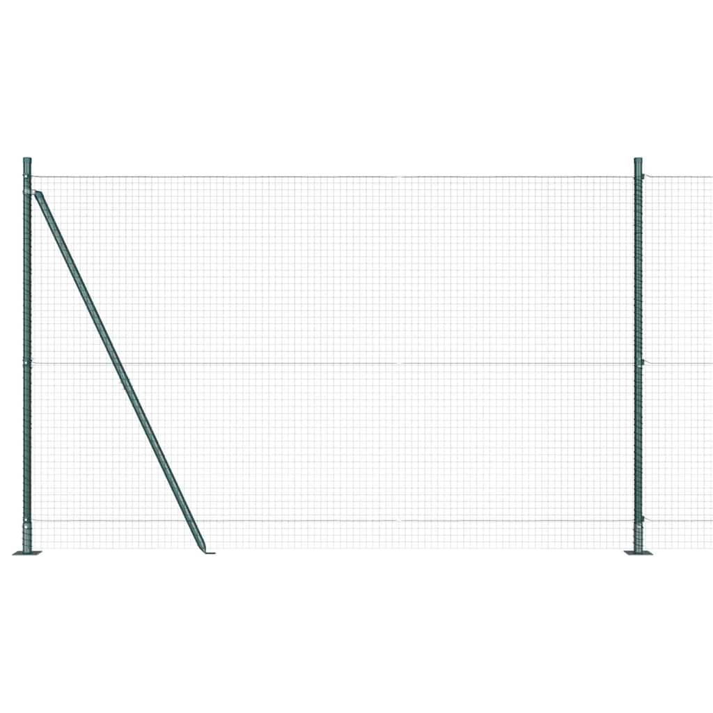 Zavareno žičano ogradno mreža s betonskom podlogom 10 x 1,4 m