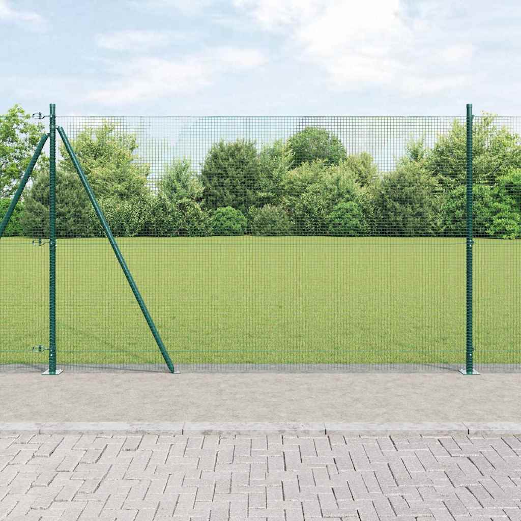 Zavareno žičano ogradno mreža s betonskom podlogom 10 x 1,6 m
