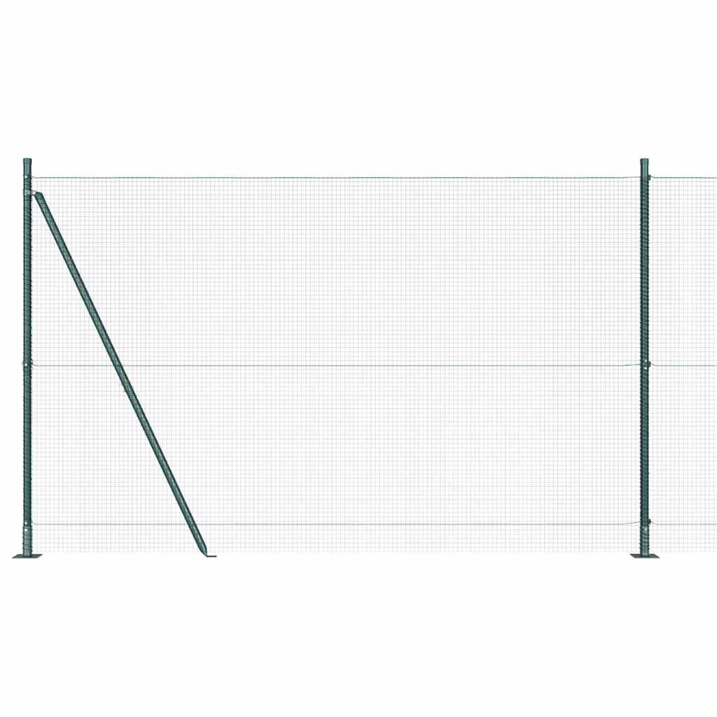 Zavareno žičano ogradno mreža s betonskom podlogom 25 x 1,4 m
