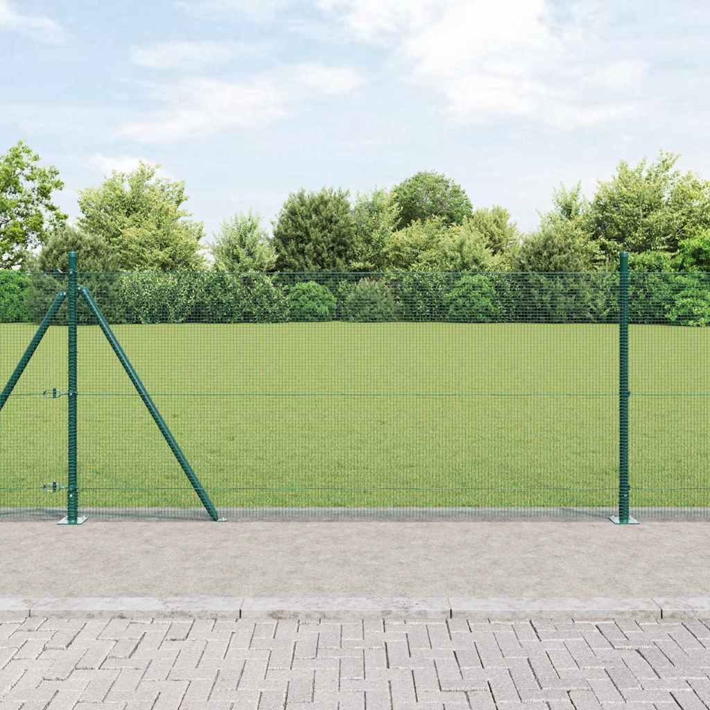 Zavareno žičano ogradno mreža s betonskom podlogom 50 x 0,8 m