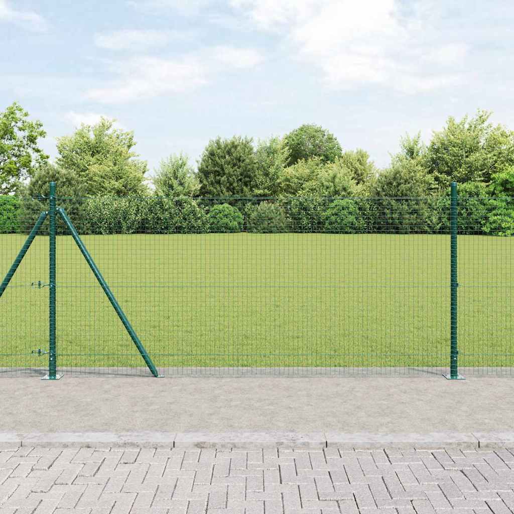 Zavareno žičano ogradno mreža s betonskom podlogom 50 x 0,8 m