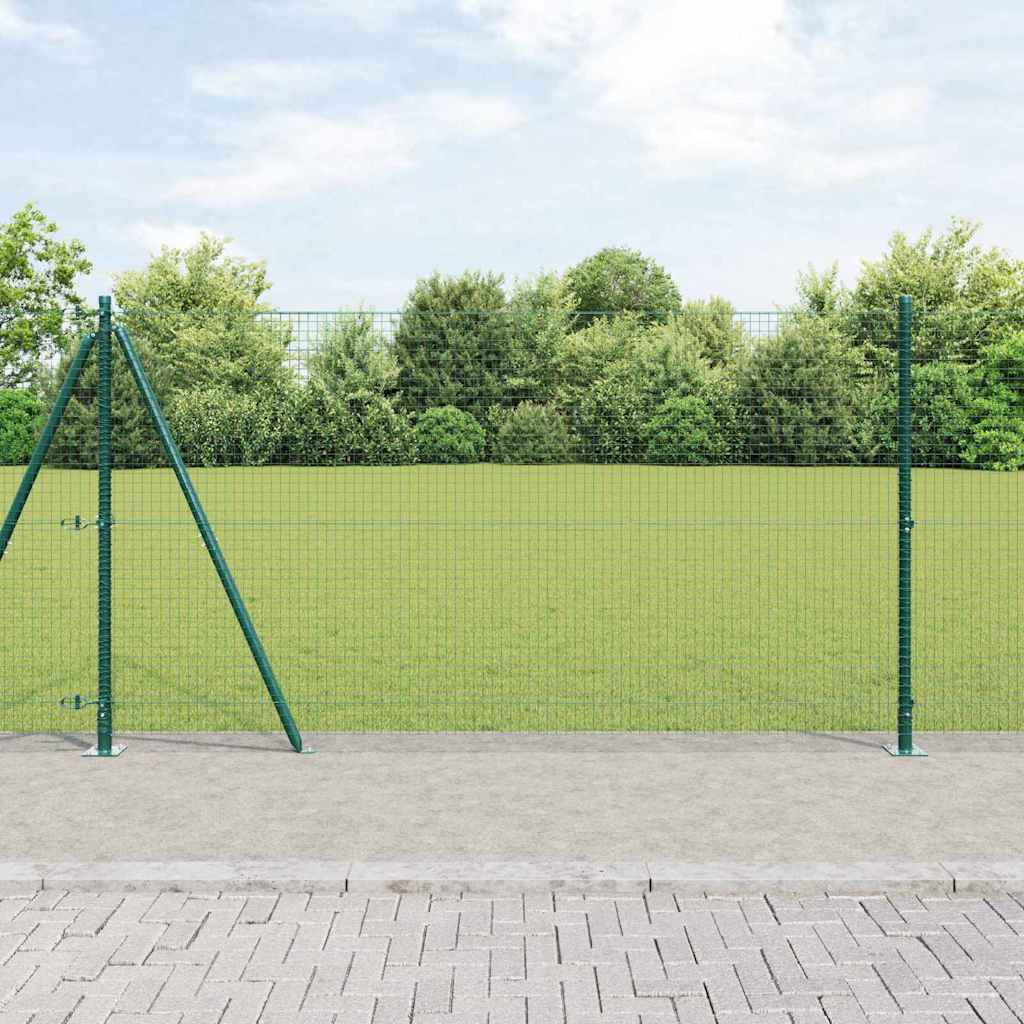 Zavareno žičano ogradno mreža s betonskom podlogom 50 x 1,2 m