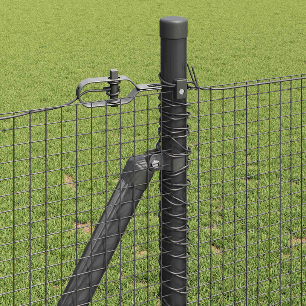 Zavareno žičano ogradno mreža s betonskom podlogom 10 x 0,8 m