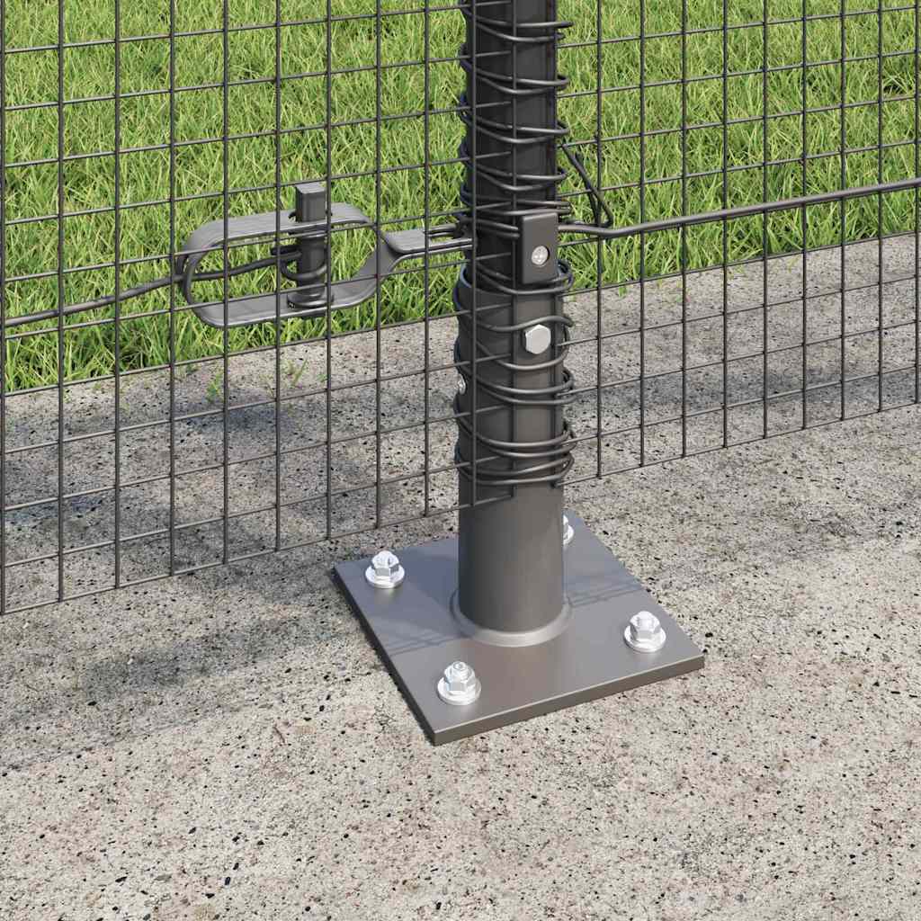 Zavareno žičano ogradno mreža s betonskom podlogom 10 x 1,2 m