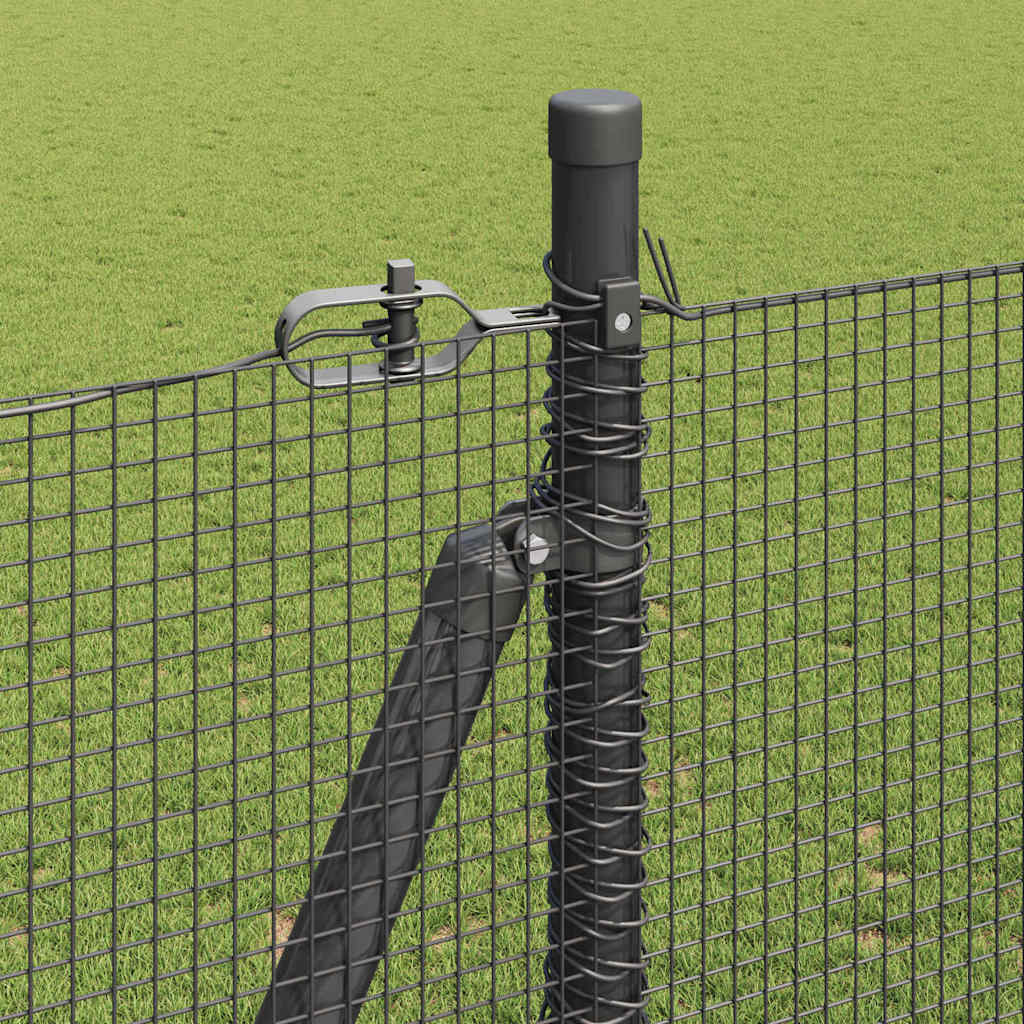 Zavareno žičano ogradno mreža s betonskom podlogom 10 x 1,4 m