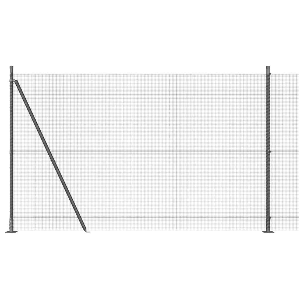 Zavareno žičano ogradno mreža s betonskom podlogom 10 x 1,4 m