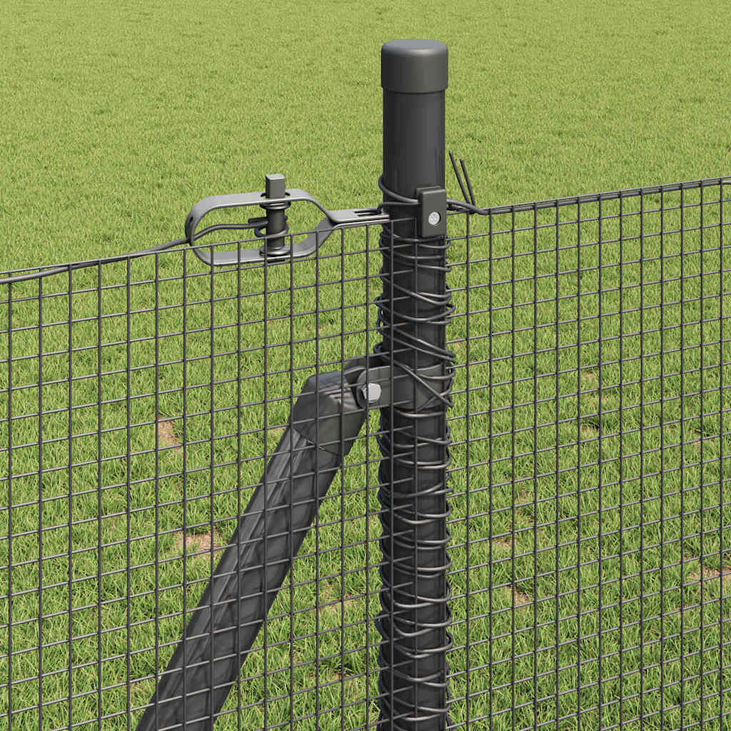 Zavareno žičano ogradno mreža s betonskom podlogom 25 x 1,4 m