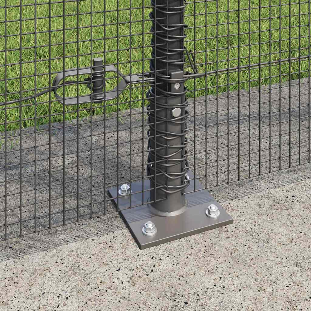 Zavareno žičano ogradno mreža s betonskom podlogom 25 x 1,5 m