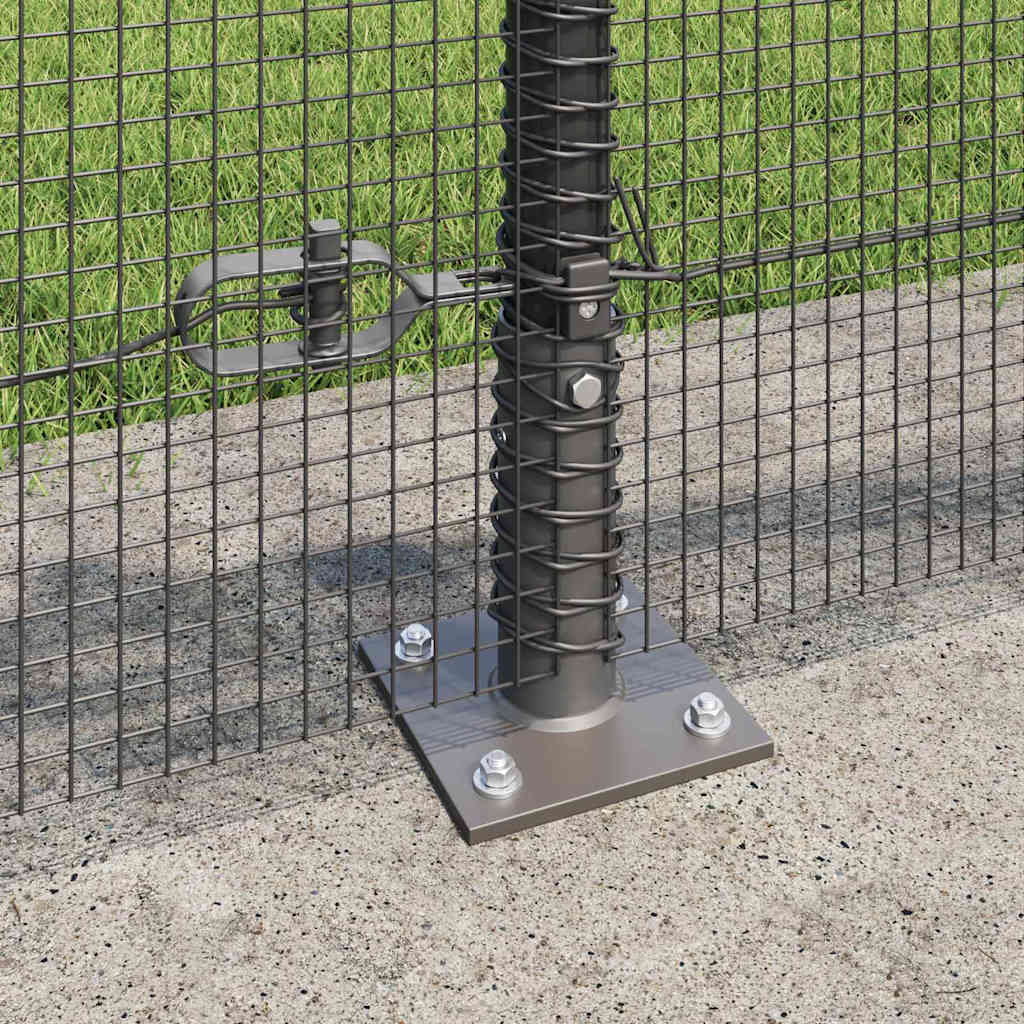 Zavareno žičano ogradno mreža s betonskom podlogom 50 x 0,4 m