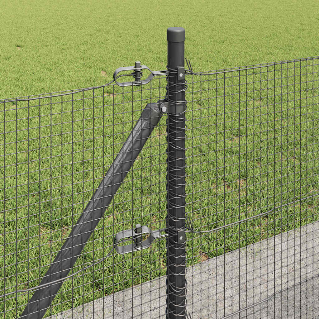 Zavareno žičano ogradno mreža s betonskom podlogom 50 x 0,4 m