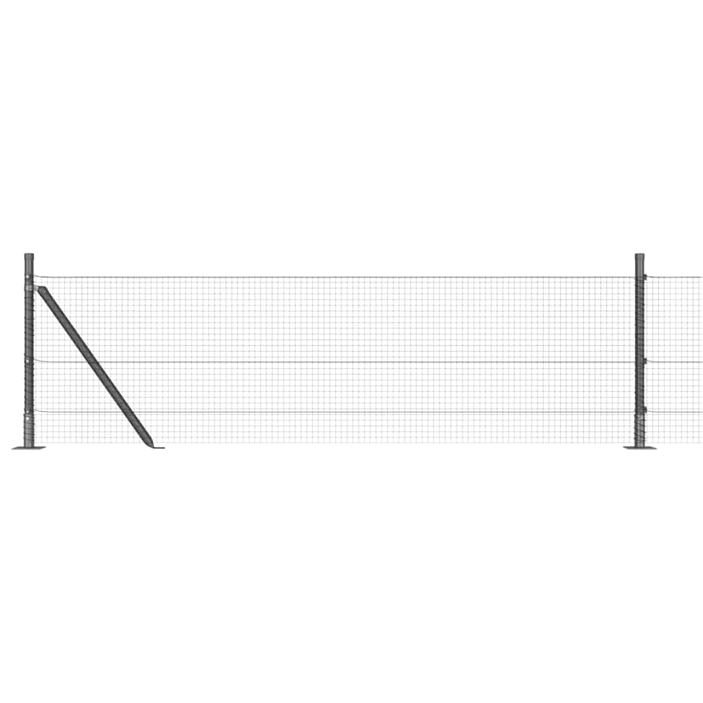 Zavareno žičano ogradno mreža s betonskom podlogom 50 x 0,4 m