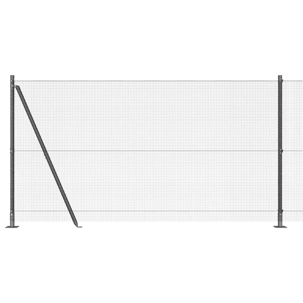 Zavareno žičano ogradno mreža s betonskom podlogom 50 x 1,2 m