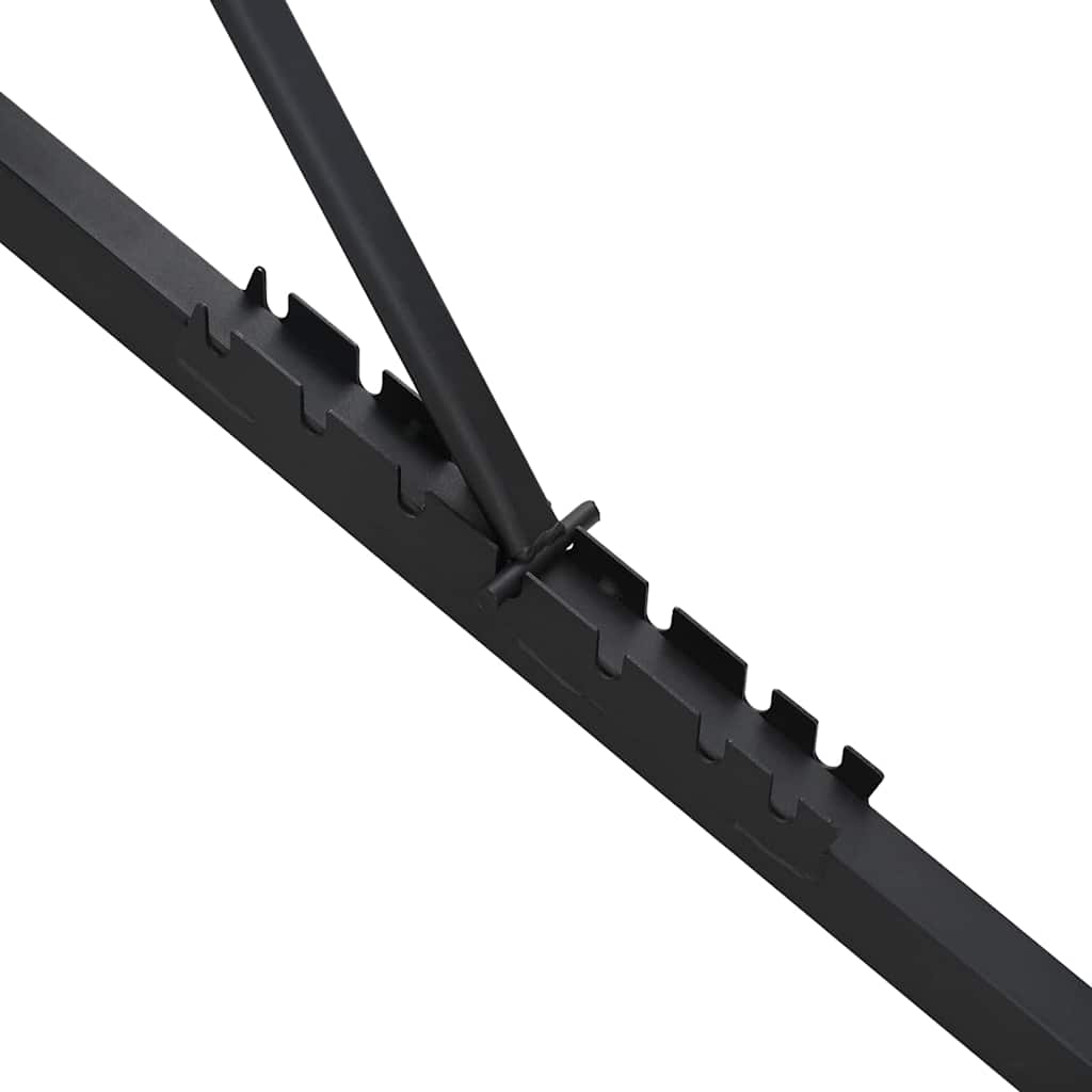 Klupa za težine Crna 131 x 41 x 110 cm Čelik s prahom premazan