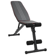 Klupa za težine Crna 131 x 41 x 110 cm Čelik s prahom premazan