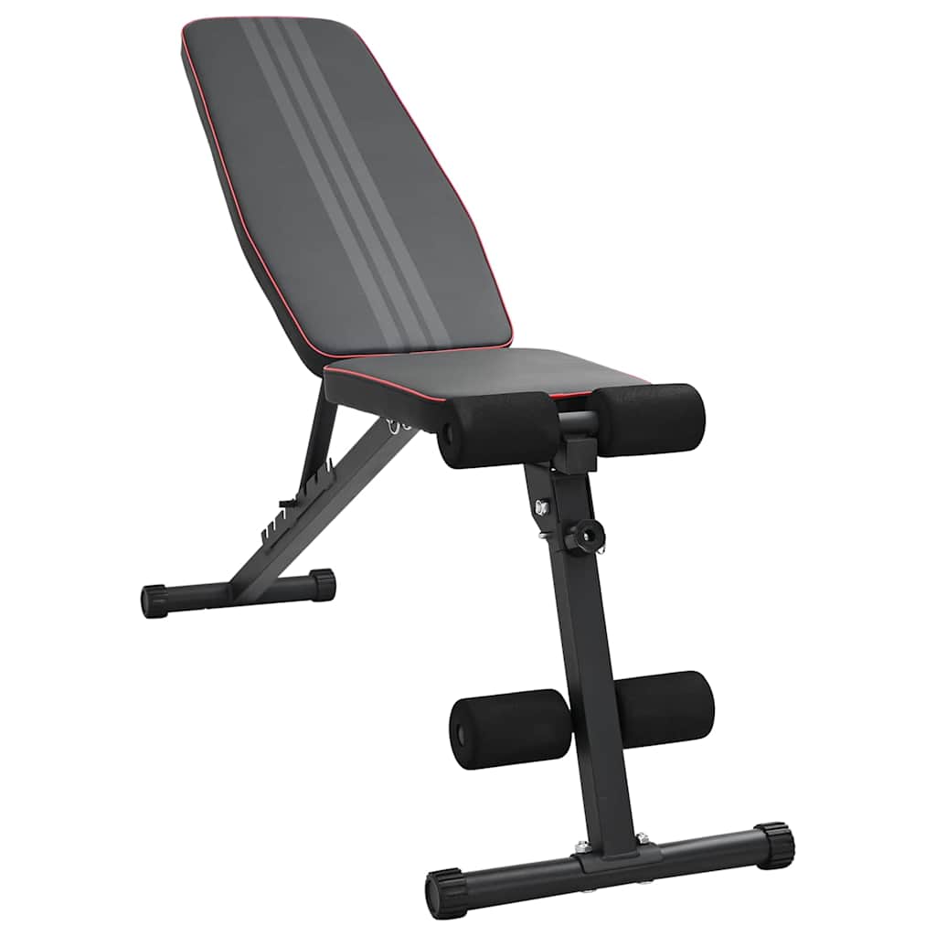 Klupa za težine Crna 131 x 41 x 110 cm Čelik s prahom premazan
