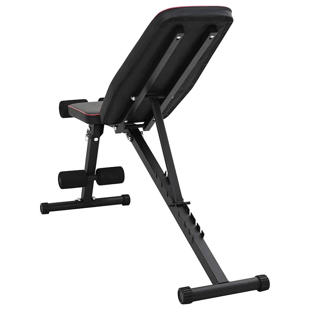 Klupa za težine Crna 131 x 41 x 110 cm Čelik s prahom premazan