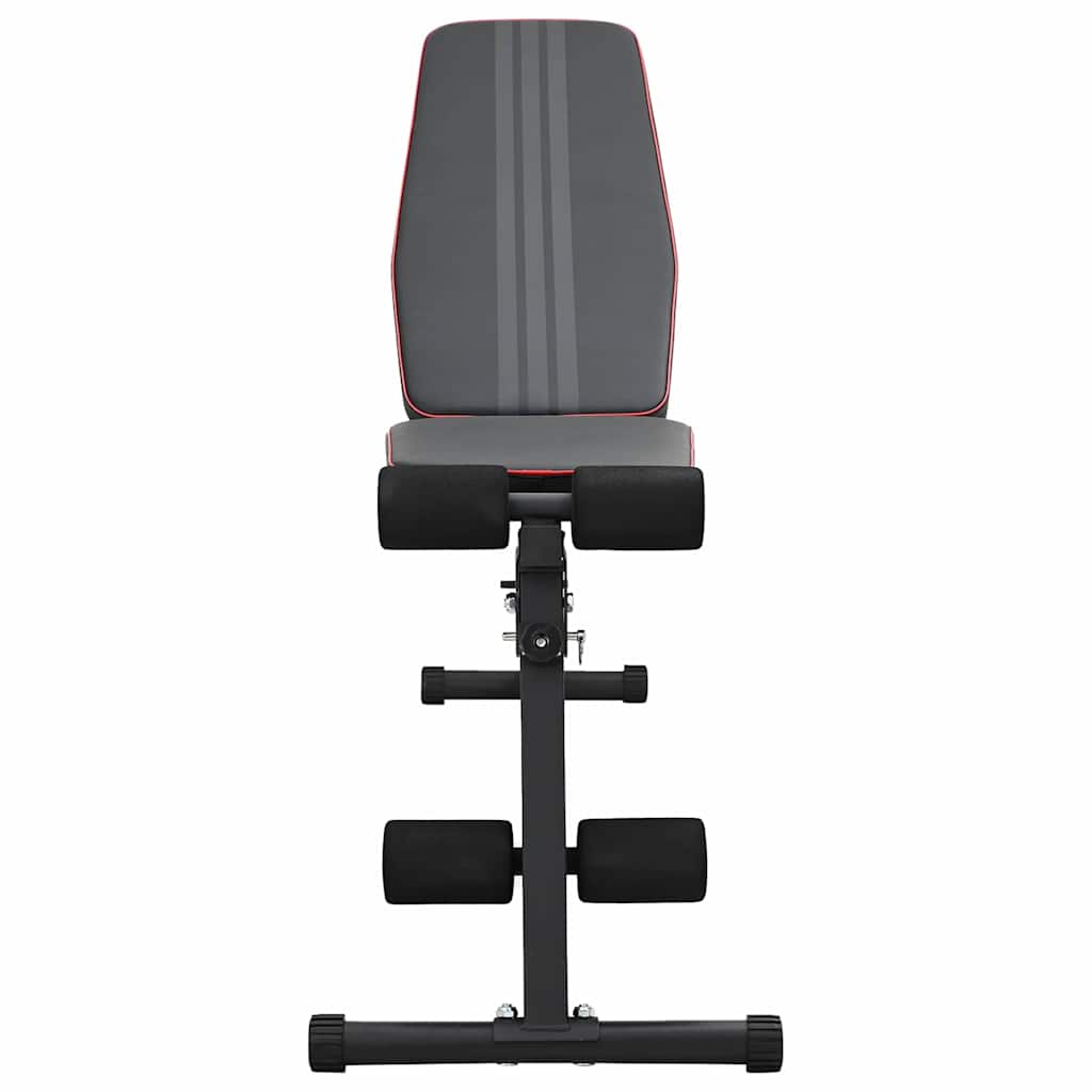 Klupa za težine Crna 131 x 41 x 110 cm Čelik s prahom premazan