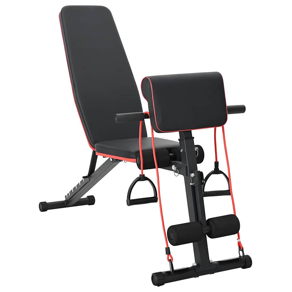 Klupa za težine Crna 131 x 41 x 100 cm Čelik s prahom premazan