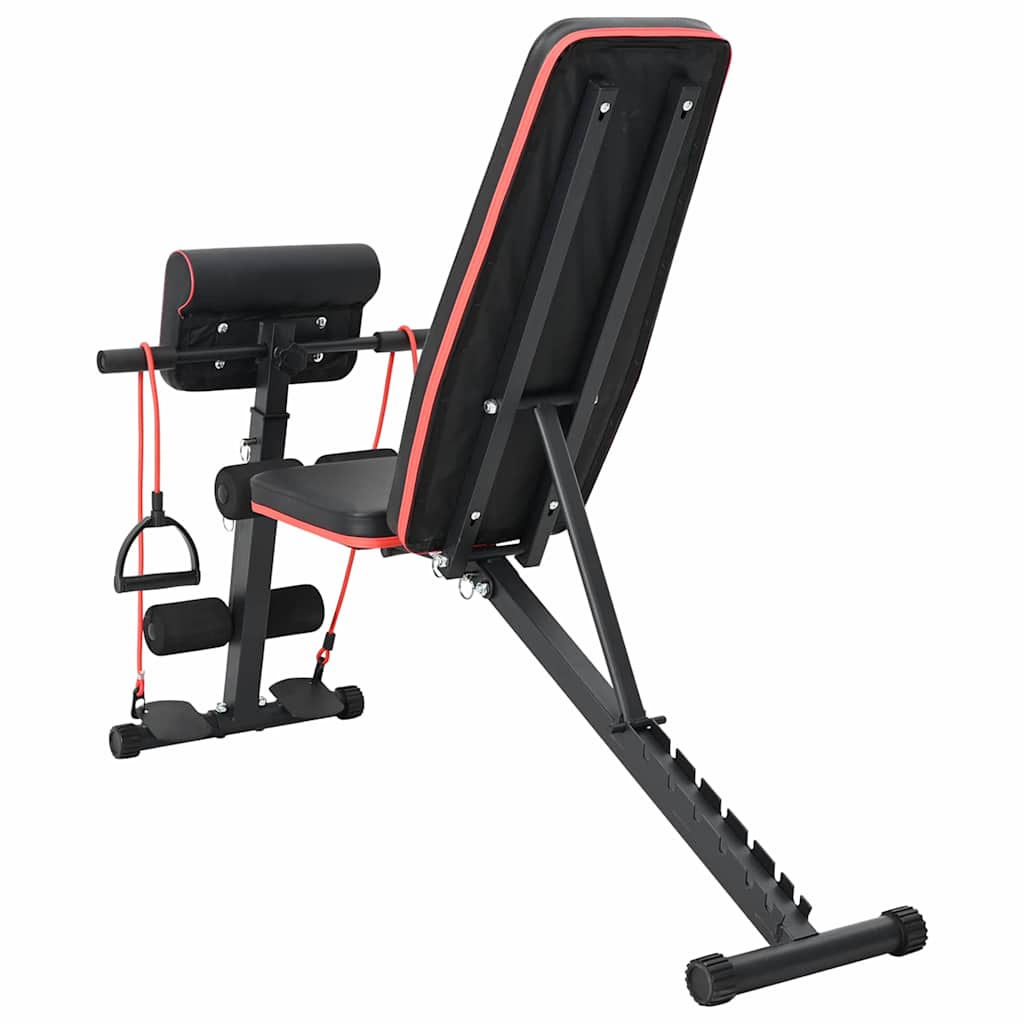 Klupa za težine Crna 131 x 41 x 100 cm Čelik s prahom premazan