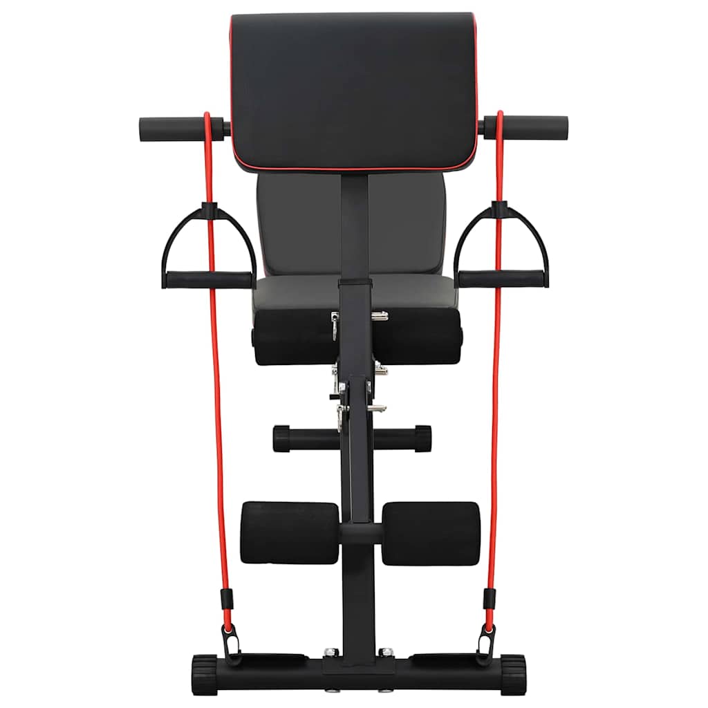 Klupa za težine Crna 131 x 41 x 100 cm Čelik s prahom premazan